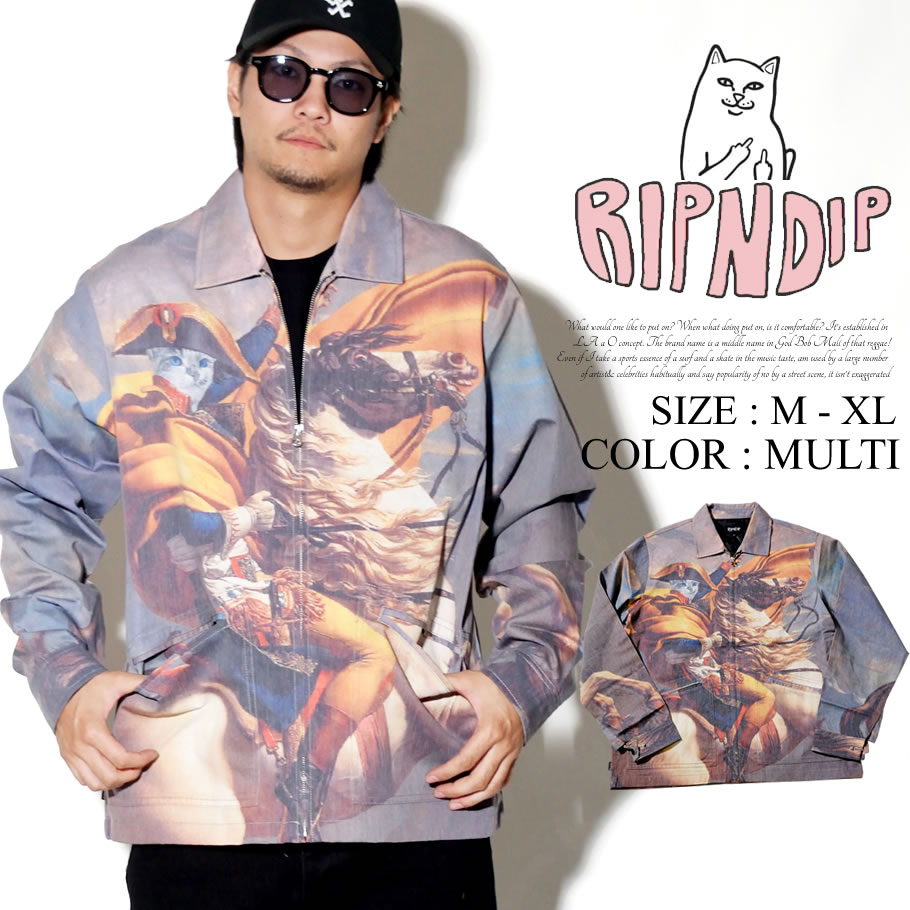 RIPNDIP リップンディップ コーチジャケット メンズ Steed Coach Jacket 2018秋冬 新作