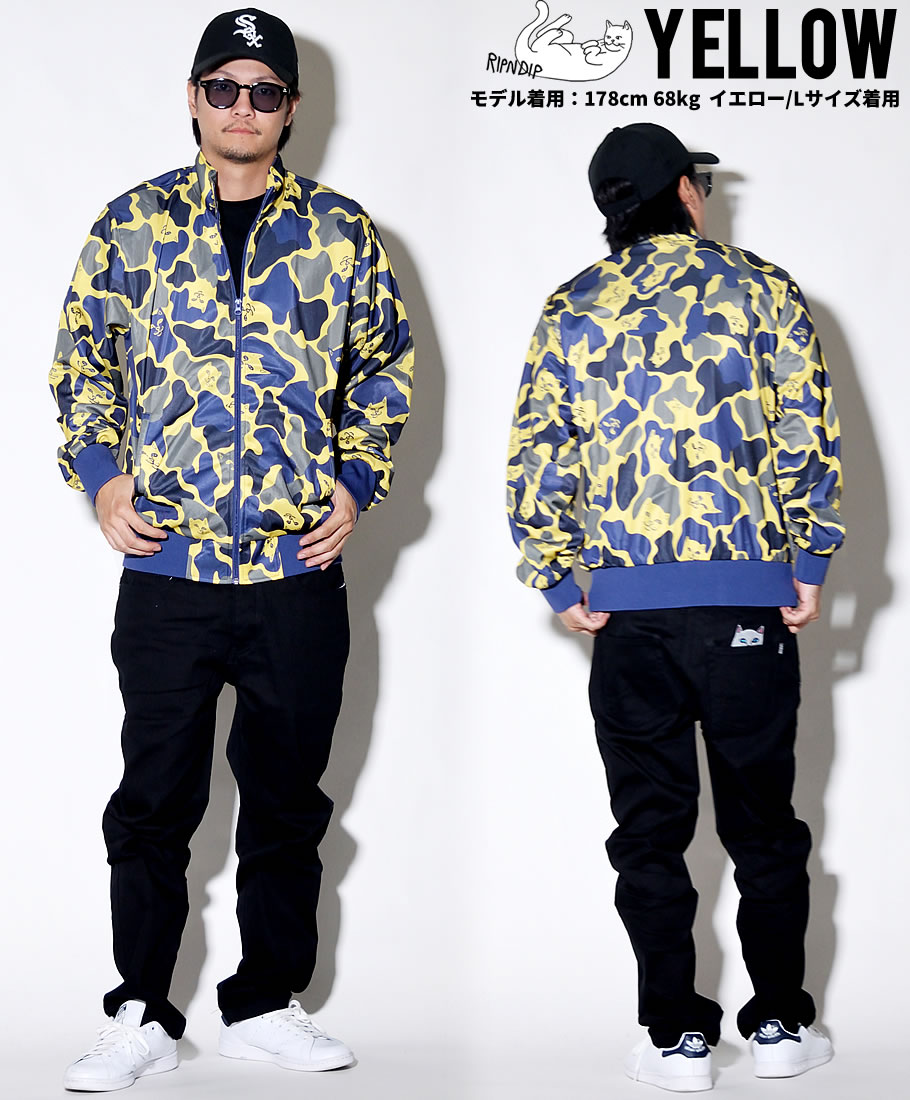 RIPNDIP リップンディップ トラックジャケット メンズ Nerm Camo Track Jacket
