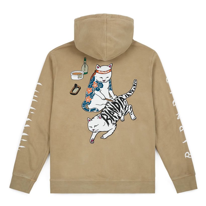 RIPNDIP リップンディップ パーカー 秋冬 メンズ レディース プルオーバー スウェット 裏起毛 大きいサイズ Tattoo Nerm Hoodie 2018秋冬 新作