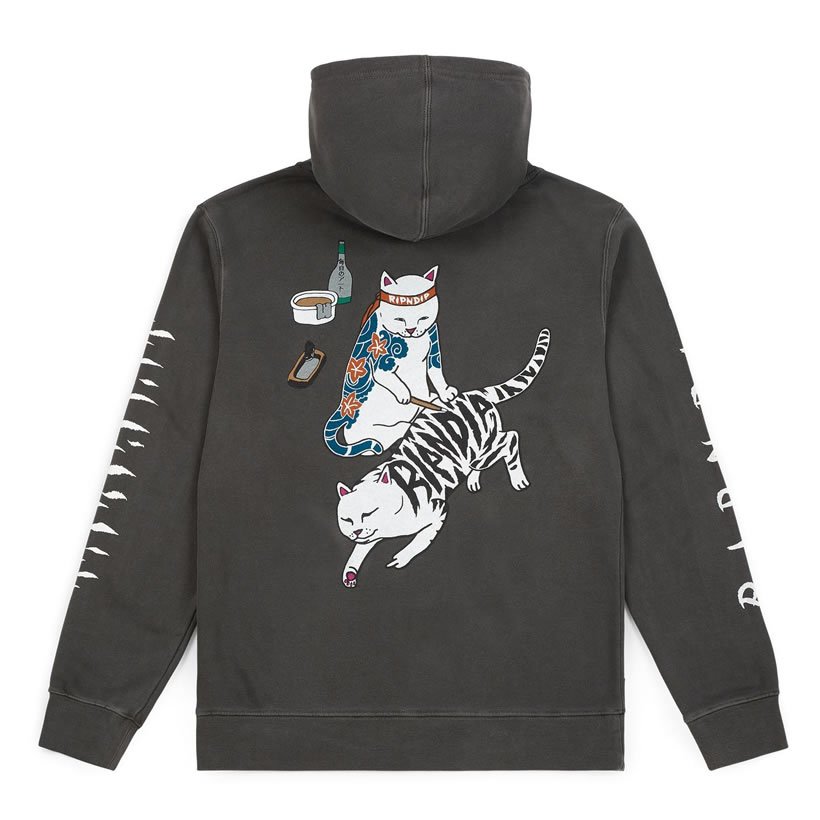 RIPNDIP リップンディップ パーカー 秋冬 メンズ レディース プルオーバー スウェット 裏起毛 大きいサイズ Tattoo Nerm Hoodie 2018秋冬 新作