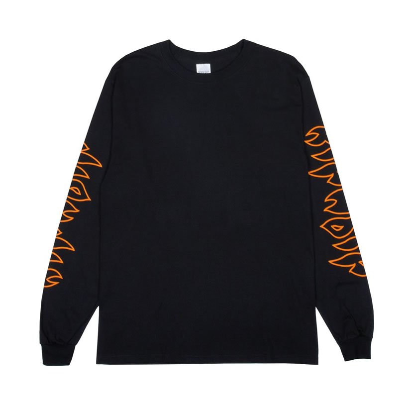 RIPNDIP リップンディップ Tシャツ メンズ 長袖 ロンT 猫 キャット プリント Hell Pit L/S 2018秋冬 新作