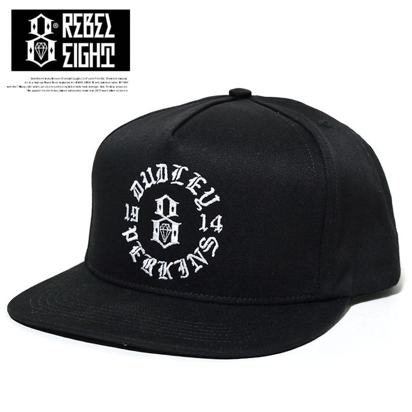 REBEL8 × Dudley Perkins キャップ メンズ スナップバックキャップ 帽子 ロゴ 115010081 ハーレーダビッドソン ローライダー
