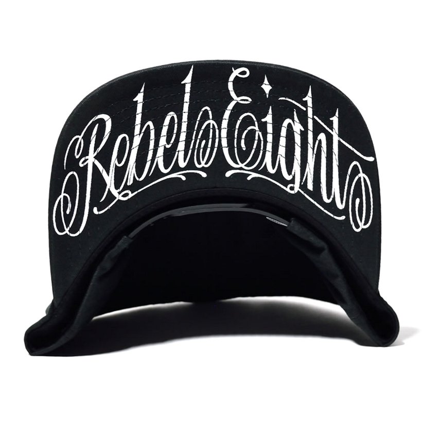 REBEL8 レベルエイト スナップバックキャップ Logo Script Snapback コットンツイルキャップ 帽子 R8SI-05SH6 B系 ストリート系 ファッション