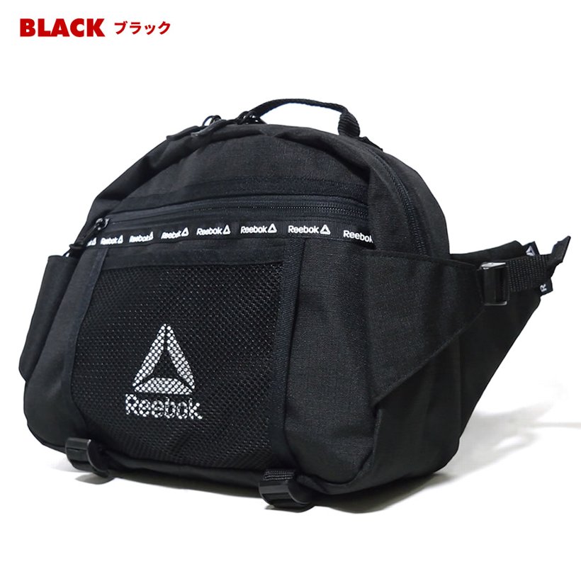 REEBOK リーボック ボディバッグ メンズ ブランド 大きめ 大容量 ウエストバッグ ヒップバッグ ショルダー