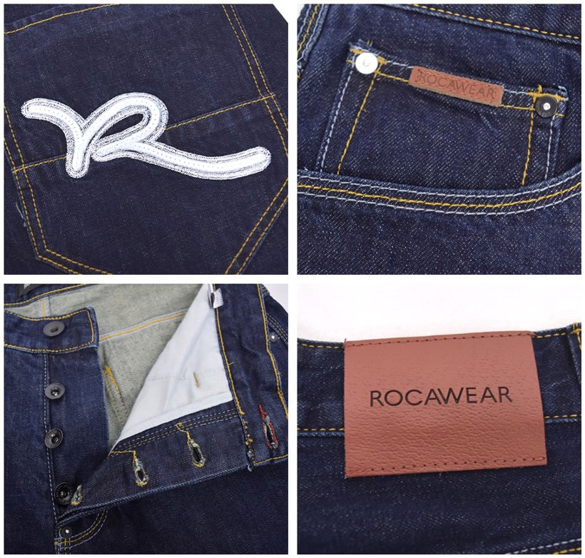 ロカウェア ROCAWEAR デニムパンツ ROC BAGGI バギーパンツ R1601J205 B系 ストリート系 ファッション 大きいサイズ