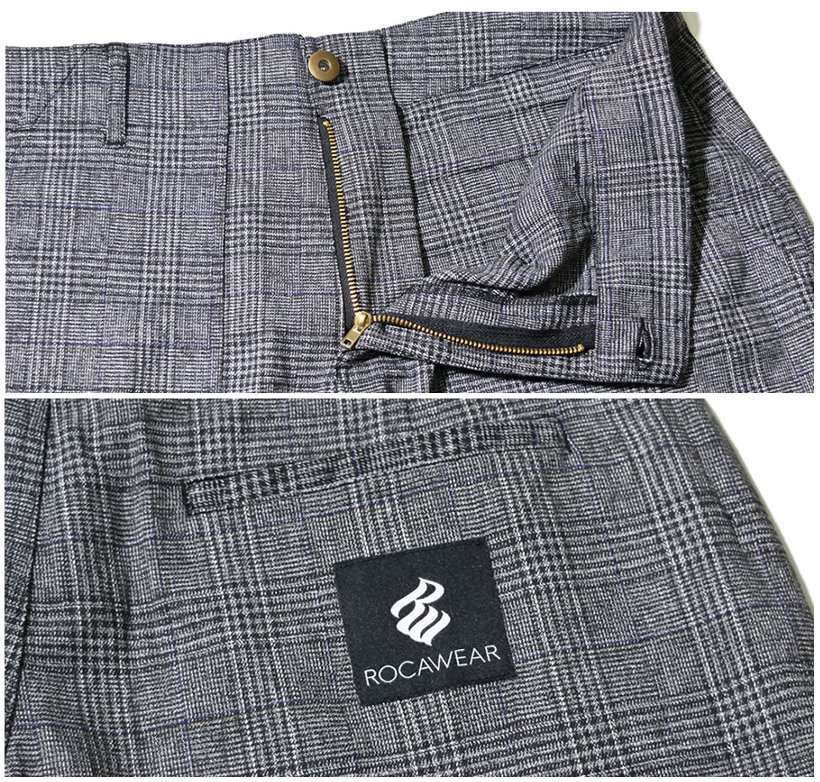 ロカウェア ROCAWEAR ハーフパンツ メンズ チェック柄 RW181B02