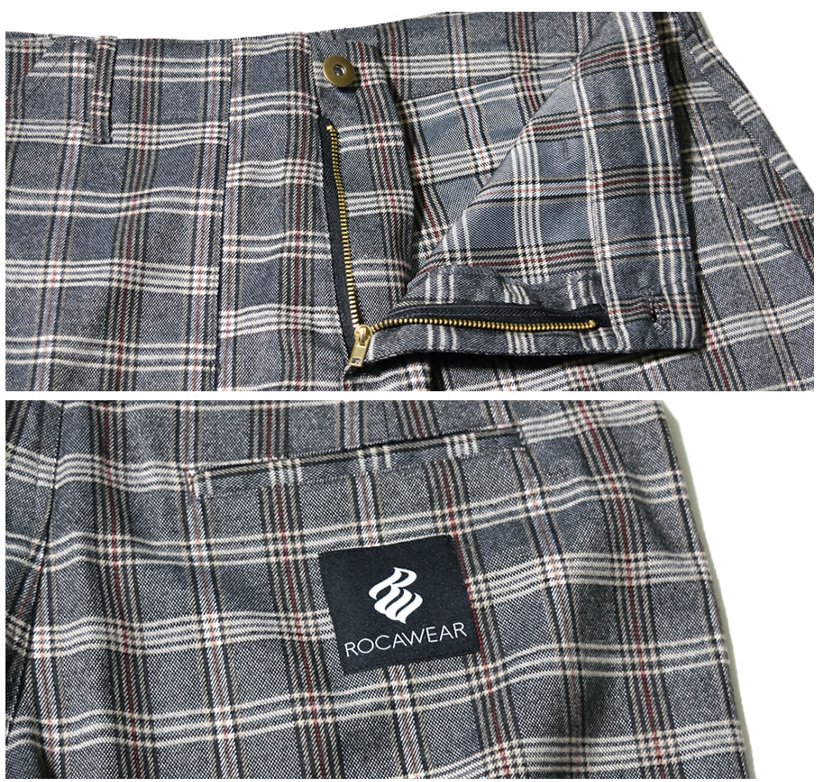 ロカウェア ROCAWEAR ハーフパンツ メンズ チェック柄 RW181B01