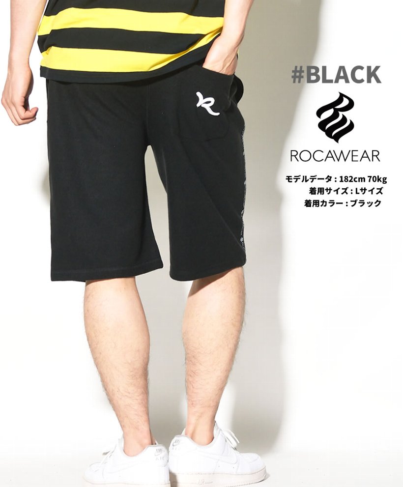 ロカウェア ROCAWEAR ハーフパンツ メンズ ジャージ RW181K42