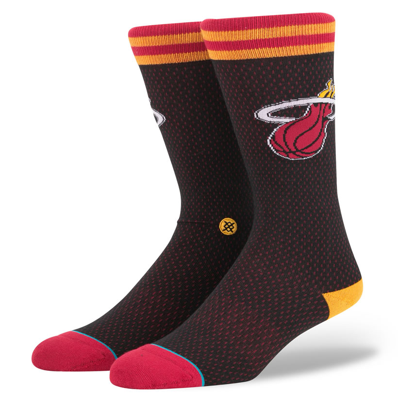 STANCE スタンス ソックス 靴下 メンズ ブランド 25cm〜29cm NBA マイアミ・ヒート スポーツ バスケットボール