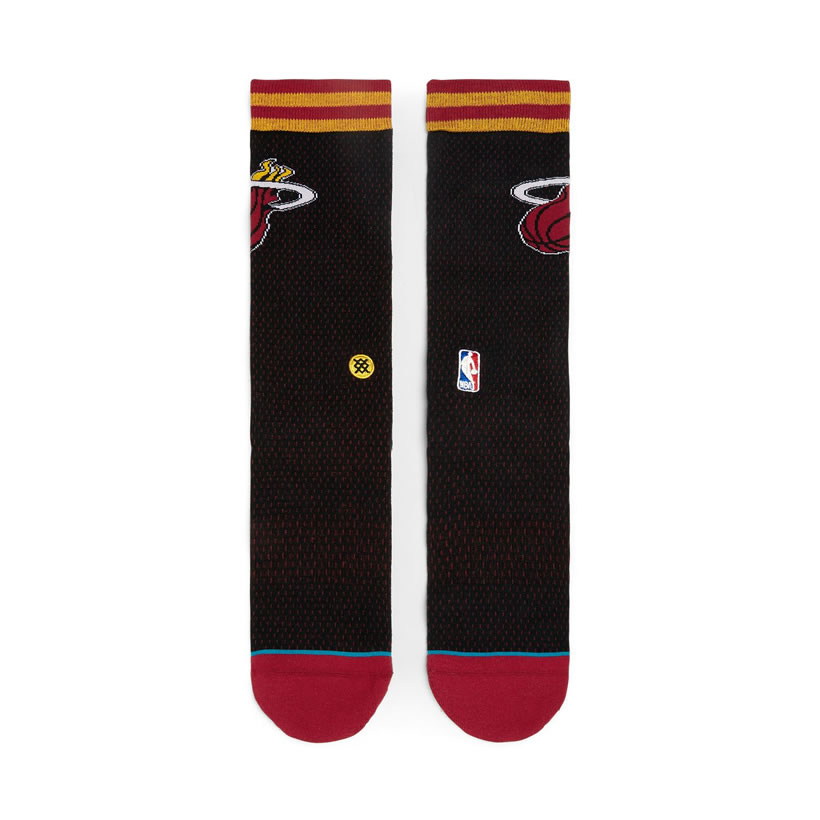 STANCE スタンス ソックス 靴下 メンズ ブランド 25cm〜29cm NBA マイアミ・ヒート スポーツ バスケットボール