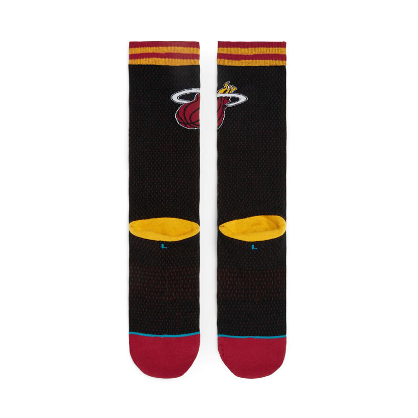 STANCE スタンス ソックス 靴下 メンズ ブランド 25cm〜29cm NBA マイアミ・ヒート スポーツ バスケットボール