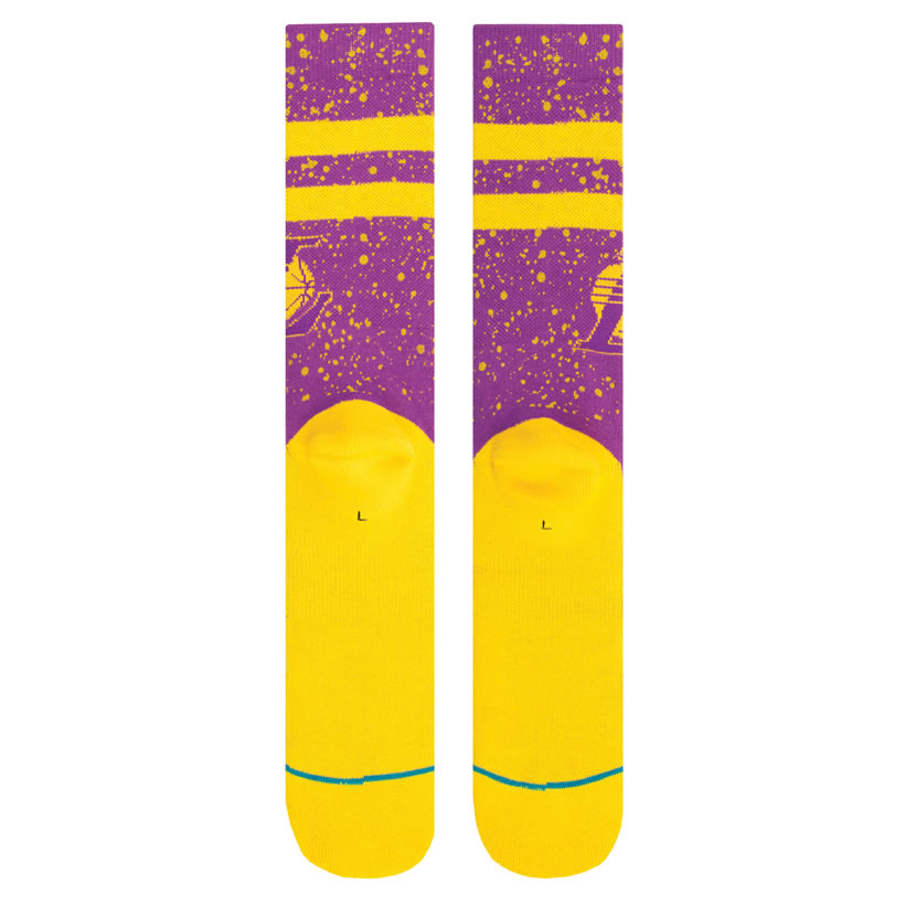 STANCE スタンス ソックス 靴下 メンズ ブランド 25cm〜29cm NBA ロサンゼルス・レイカーズ バスケットボール
