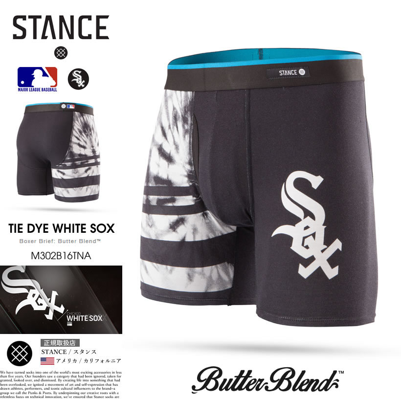 STANCE スタンス ボクサーパンツ メンズ ブリーフ 前開き おしゃれ ブランド MLB シカゴ・ホワイトソックス 野球 スポーツ ベースボール