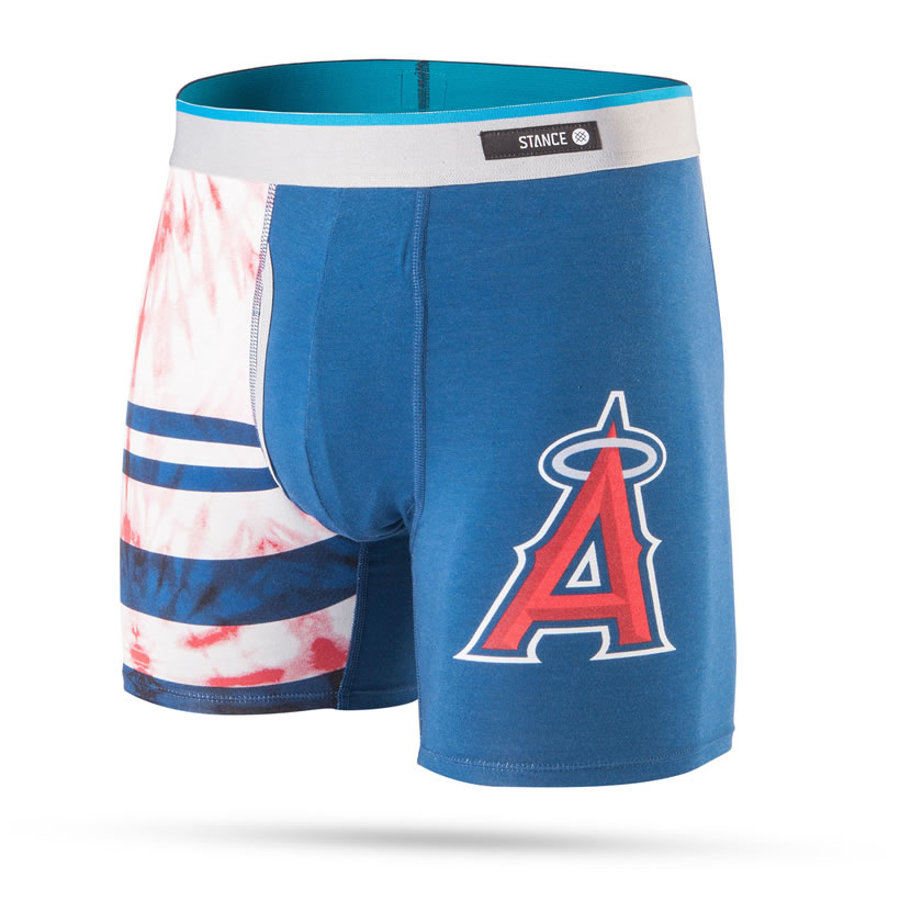 STANCE スタンス ボクサーパンツ メンズ ブリーフ 前開き おしゃれ ブランド MLB ロサンゼルス・エンゼルス 野球 スポーツ ベースボール