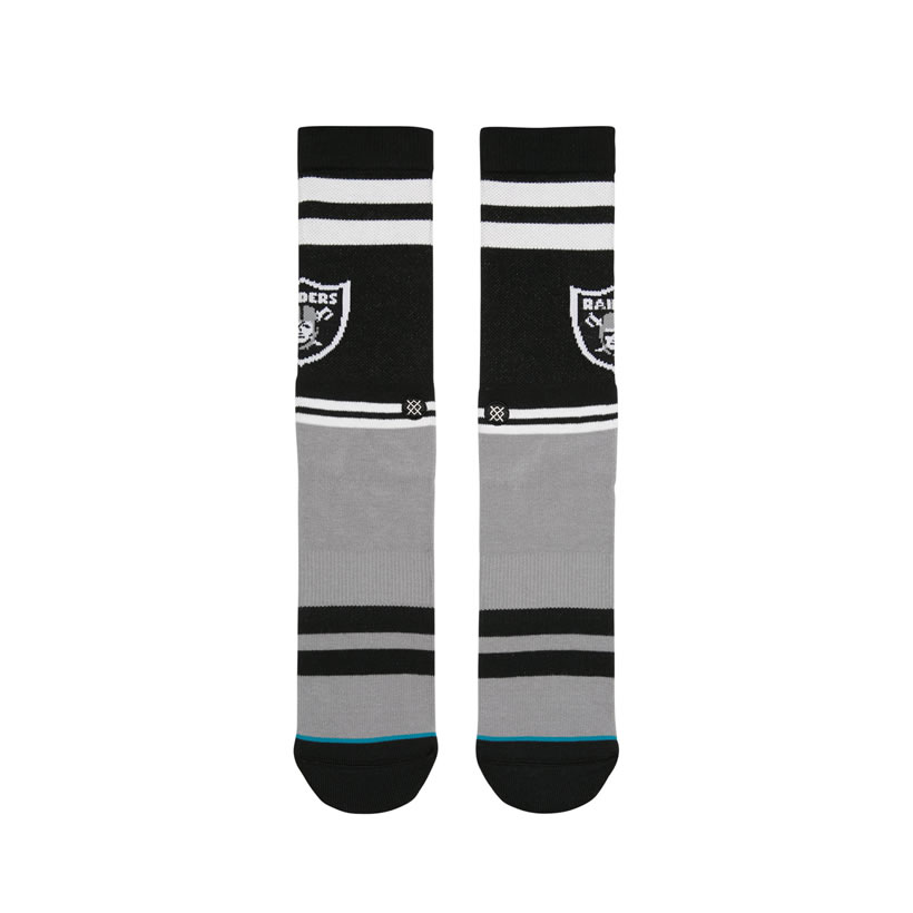 STANCE スタンス ソックス 靴下 メンズ ブランド 25cm〜29cm NFL オークランド・レイダーズ スポーツ アメリカンフットボール