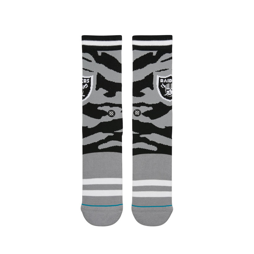 STANCE スタンス ソックス 靴下 メンズ ブランド 25cm〜29cm NFL オークランド・レイダーズ スポーツ アメリカンフットボール
