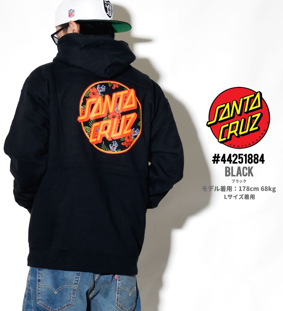 サンタクルーズ プルオーバーパーカー メンズ 裏起毛 SANTA CRUZ 44251884 2018秋冬 新作