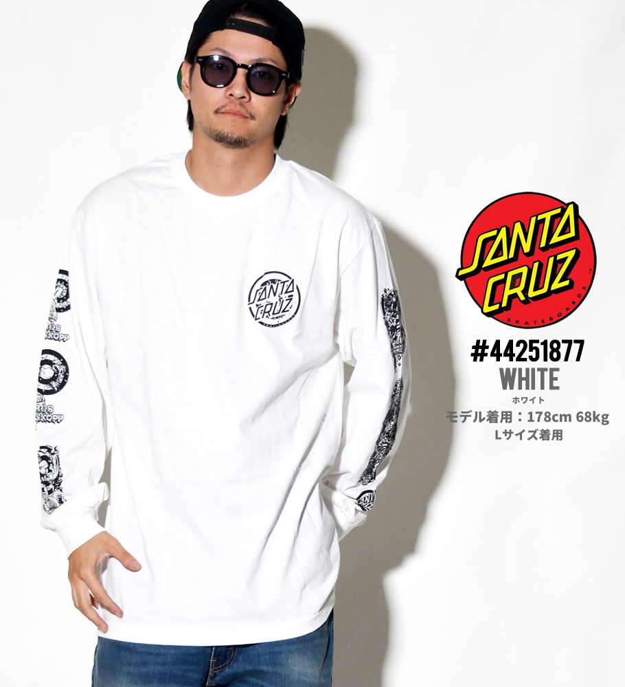 サンタクルーズ Tシャツ メンズ 長袖 ロンT SANTA CRUZ 44154132 2018秋冬 新作