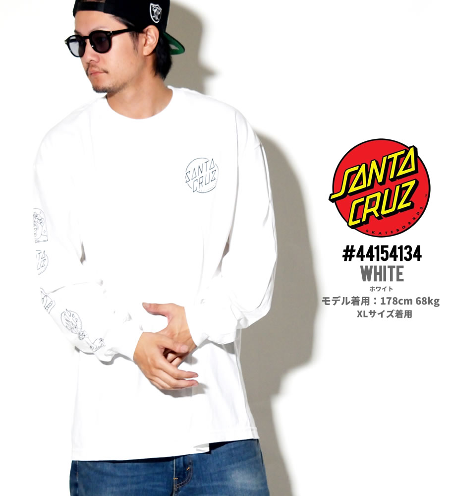 サンタクルーズ Tシャツ メンズ 長袖 ロンT SANTA CRUZ 44154134 2018秋冬 新作