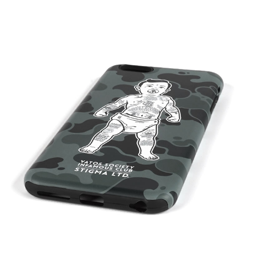 STIGMA スティグマ iPhoneXケース スマホケース シリコン ハードケース キャラクター プリント 韓国 ブランド