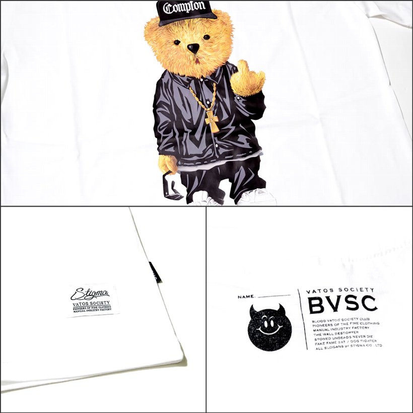 STIGMA スティグマ Tシャツ メンズ 半袖 春 おしゃれ 韓国 ブランド 海外 キャラクター プリント