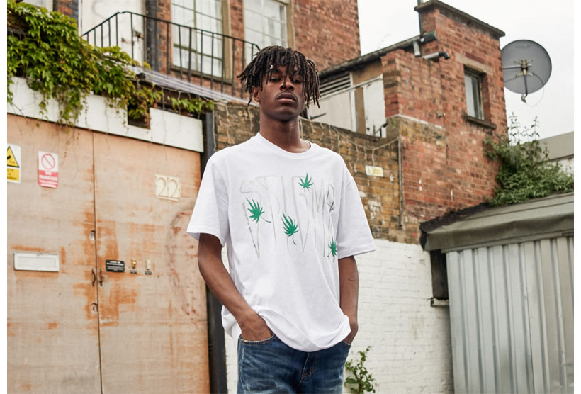 STIGMA スティグマ Tシャツ メンズ 半袖 春 おしゃれ 韓国 ブランド 海外 ロゴ プリント 白 黒
