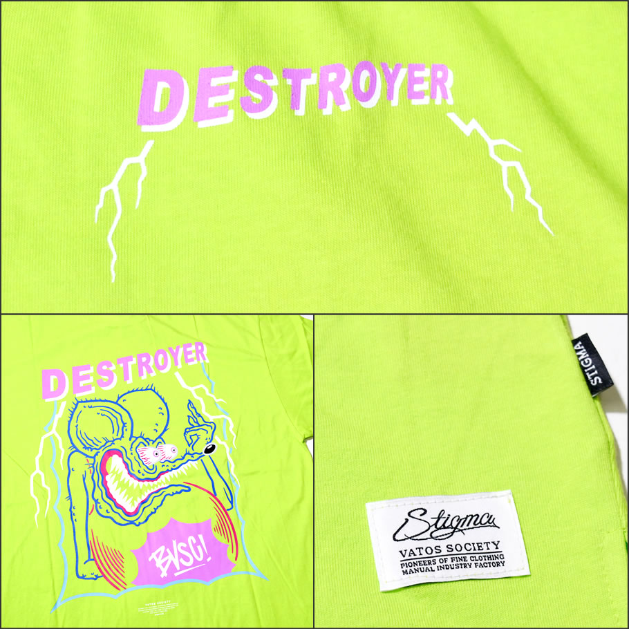 STIGMA スティグマ Tシャツ メンズ 半袖 夏 ストリート系 hiphop ヒップホップ 韓国 ファッション ブランド 海外 ロゴ プリント