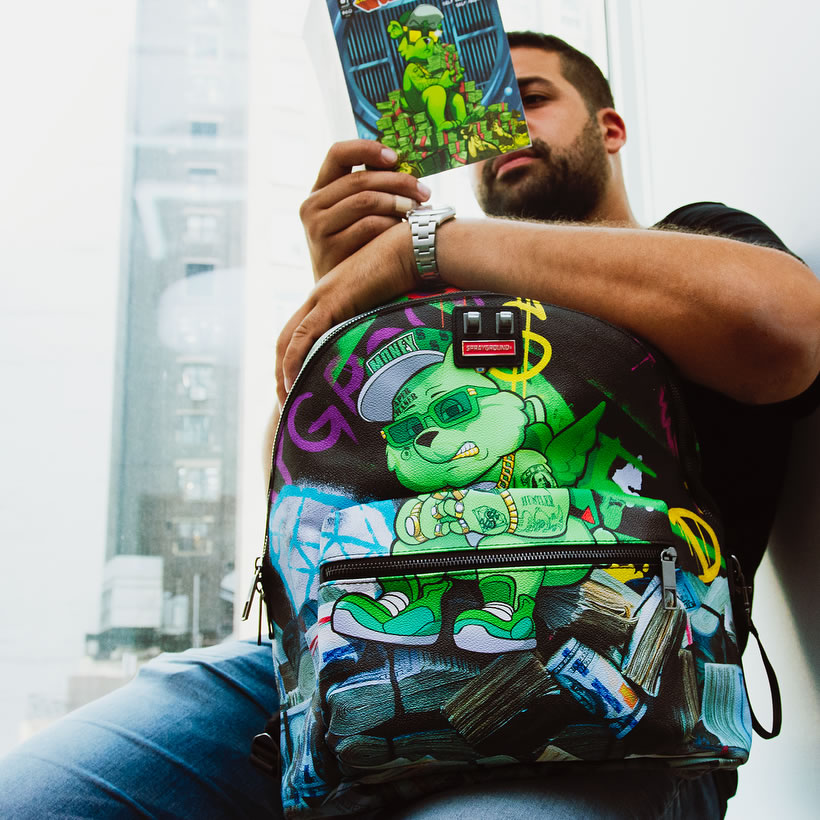スプレーグラウンド SPRAYGROUND バックパック リュックサック 鞄 MONEY BEAR STACKS