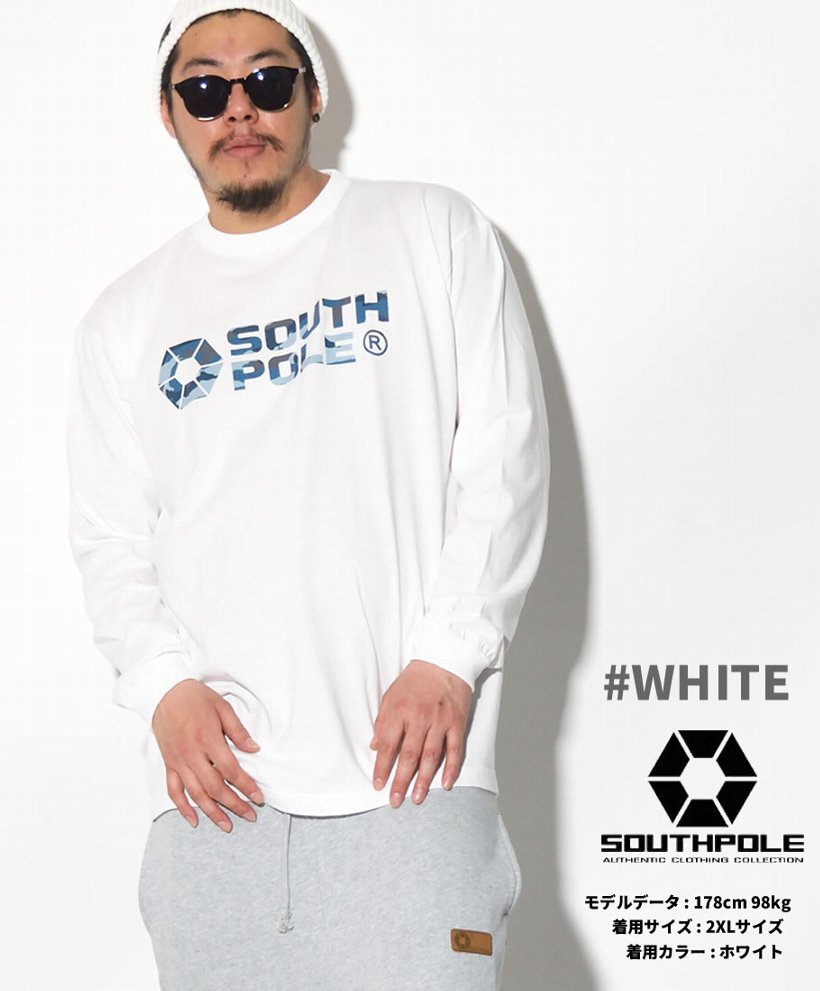 サウスポール SOUTHPOLE Tシャツ メンズ 長袖 ロンT 11711002 大きいサイズ 2017 春夏 新作