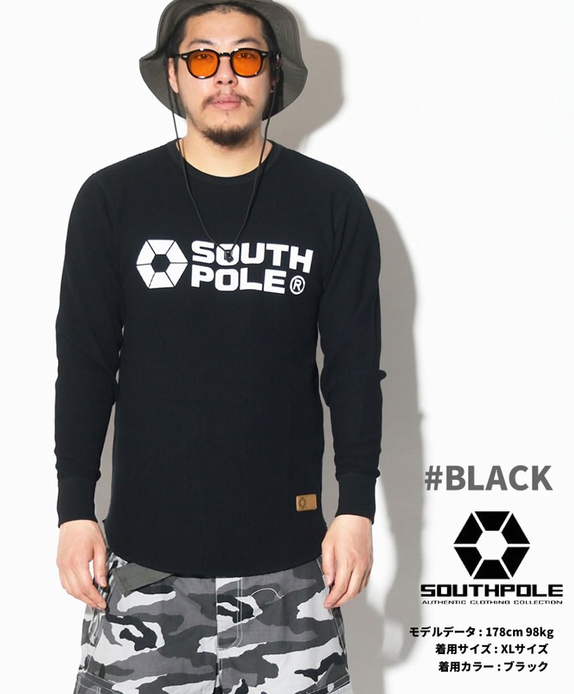 サウスポール SOUTHPOLE Tシャツ メンズ 長袖 サーマルロンT 11711010 大きいサイズ 2017 春夏 新作