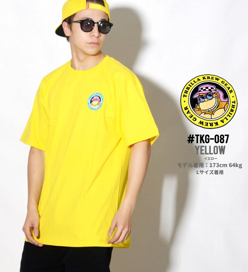 THRILLA KREW Tシャツ メンズ 半袖 TKG-087 Floral Dot Logo Tee