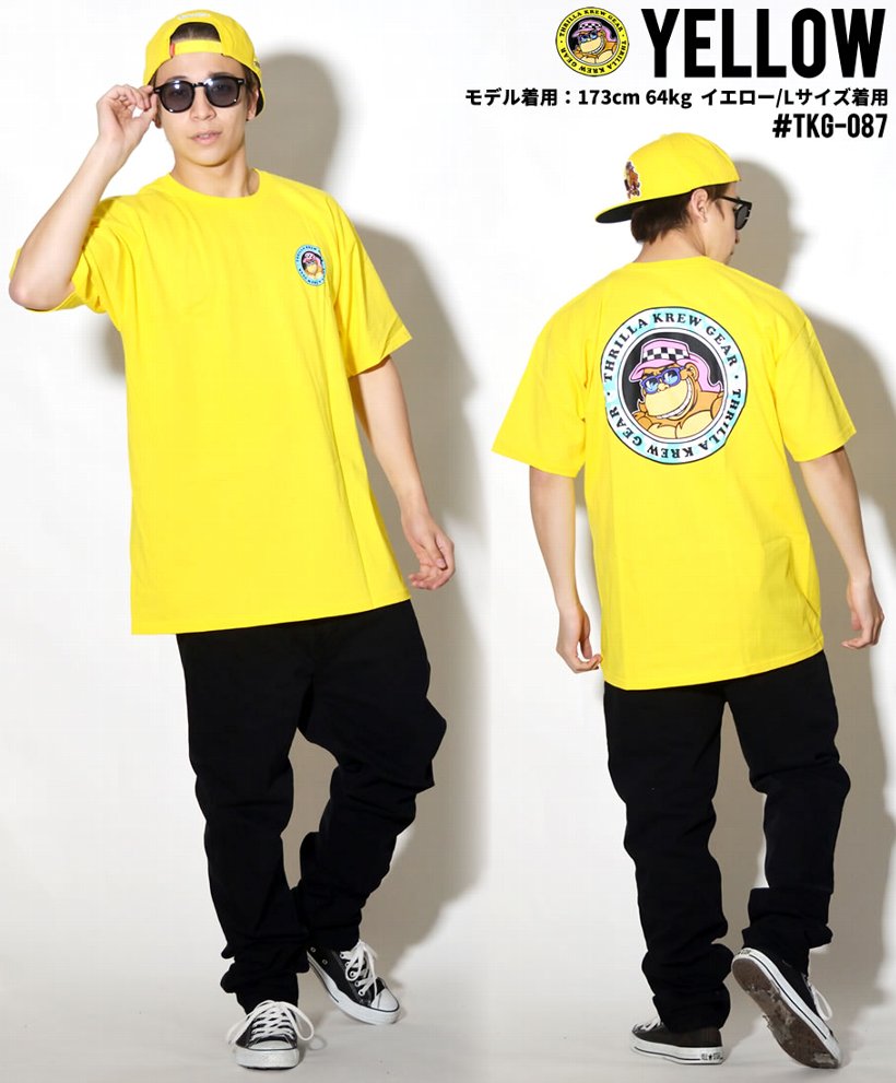 THRILLA KREW Tシャツ メンズ 半袖 TKG-087 Floral Dot Logo Tee
