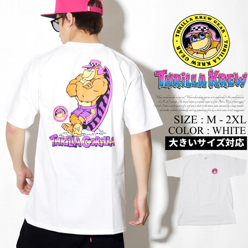 THRILLA KREW Tシャツ メンズ 半袖 TKG-096 Standing Thrilla T-Shirt