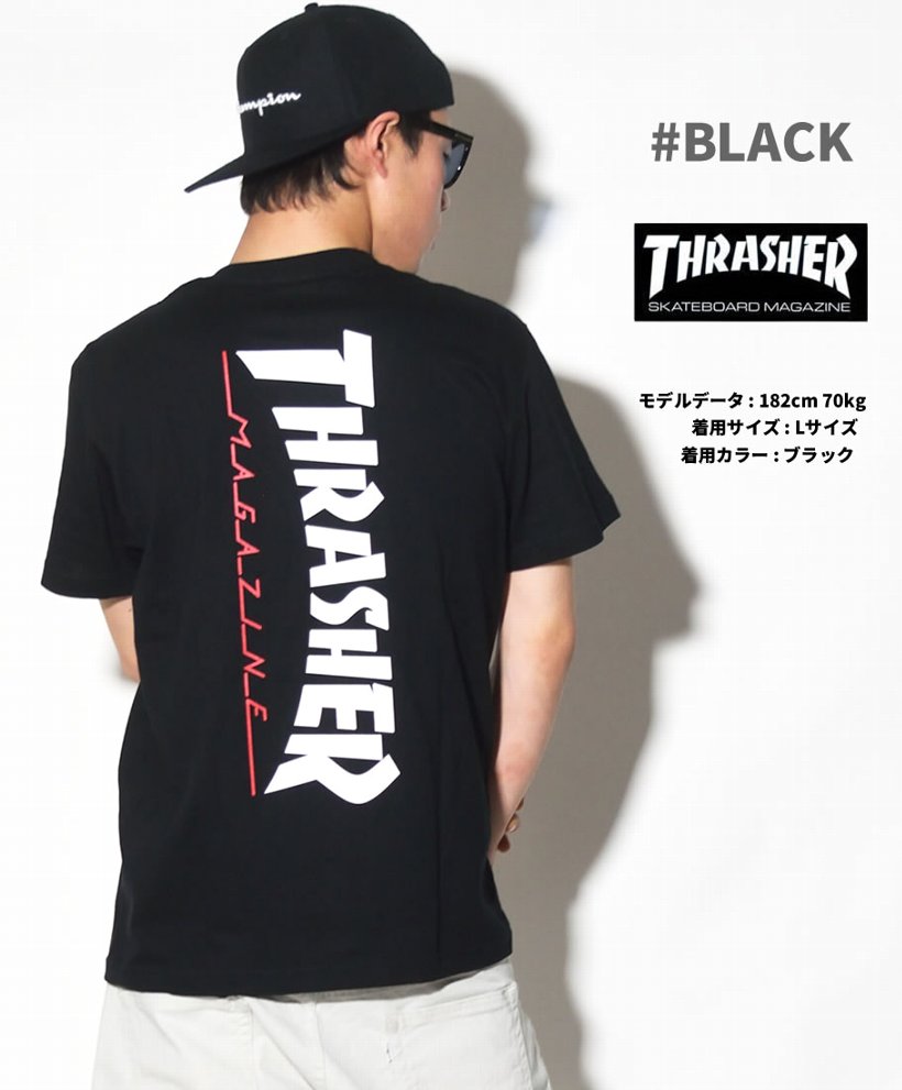 THRASHER × Keith Haring スラッシャー×キースへリング コラボ Tシャツ メンズ 半袖 THKH-ST19