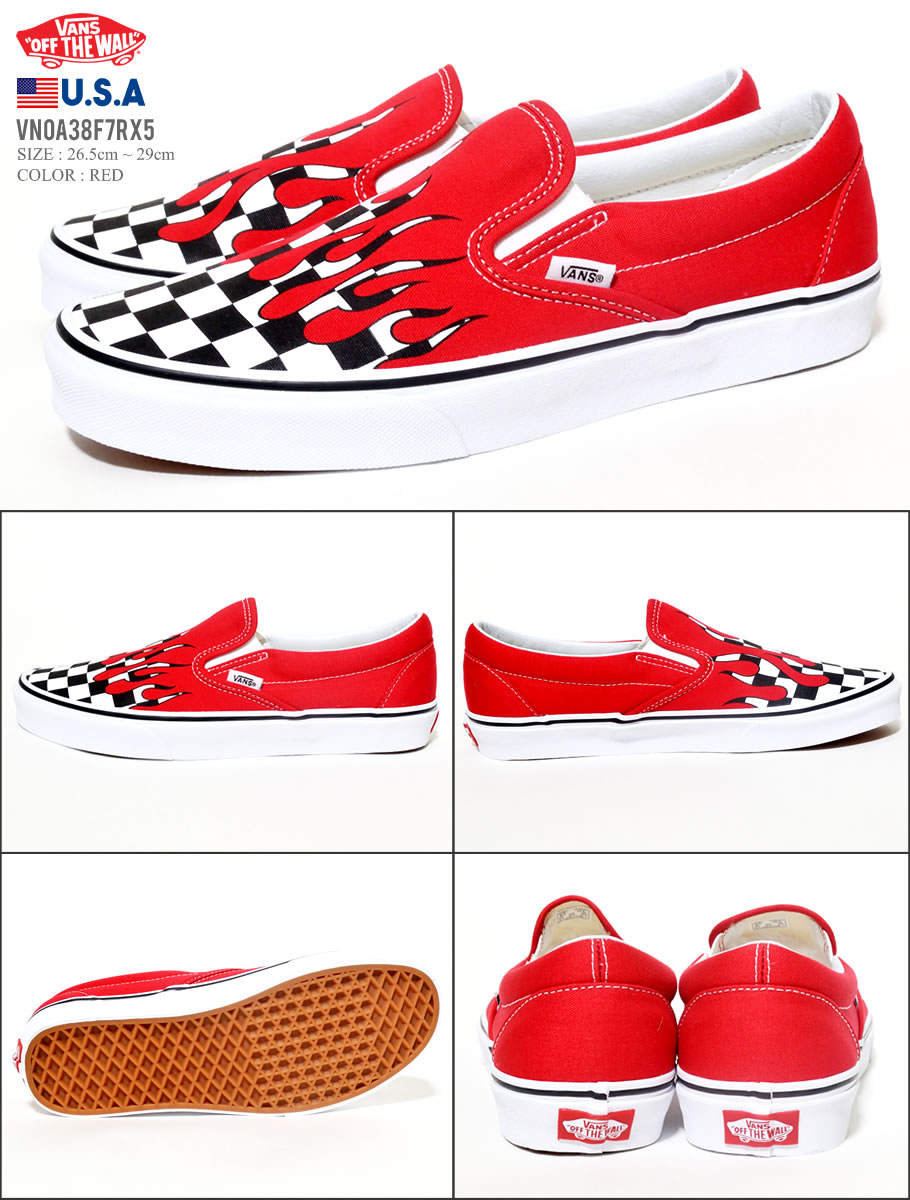 VANS バンズ スニーカー メンズ 赤 オーセンティック VN0A38EMUKL AUTHENTIC