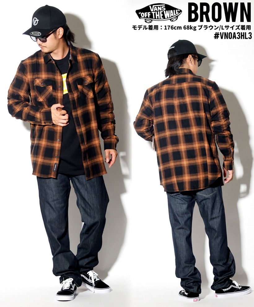 VANS バンズ チェックシャツ VN0A3HL3 2018秋冬 新作