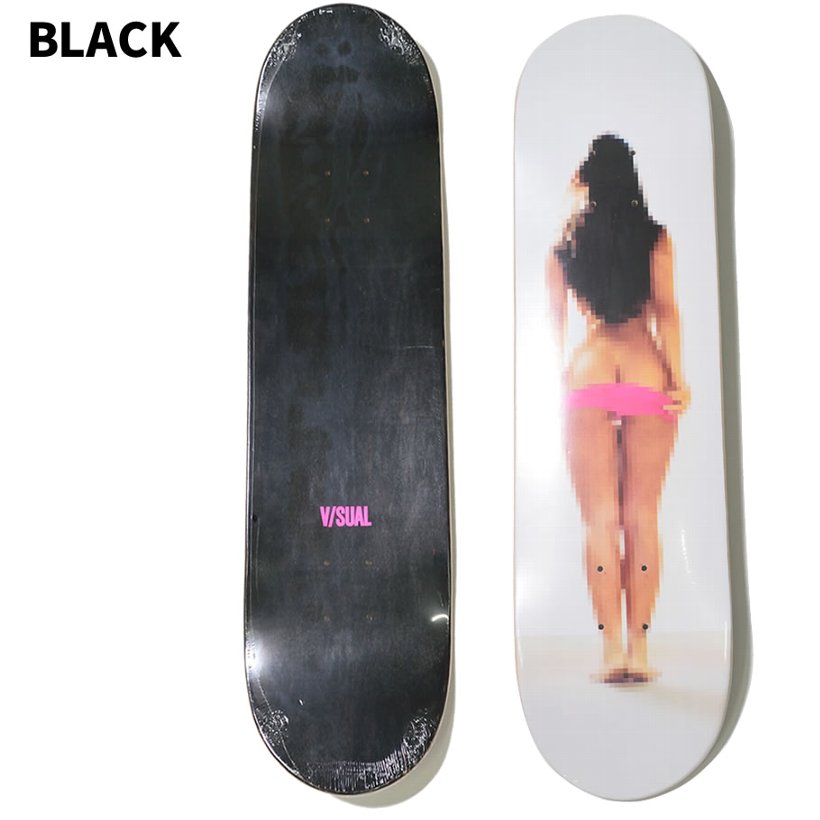 スケートボード デッキ スケボー V/SUAL ビジュアル Pixelated Deck 32インチ(全長81cm) 8インチ(幅20cm)