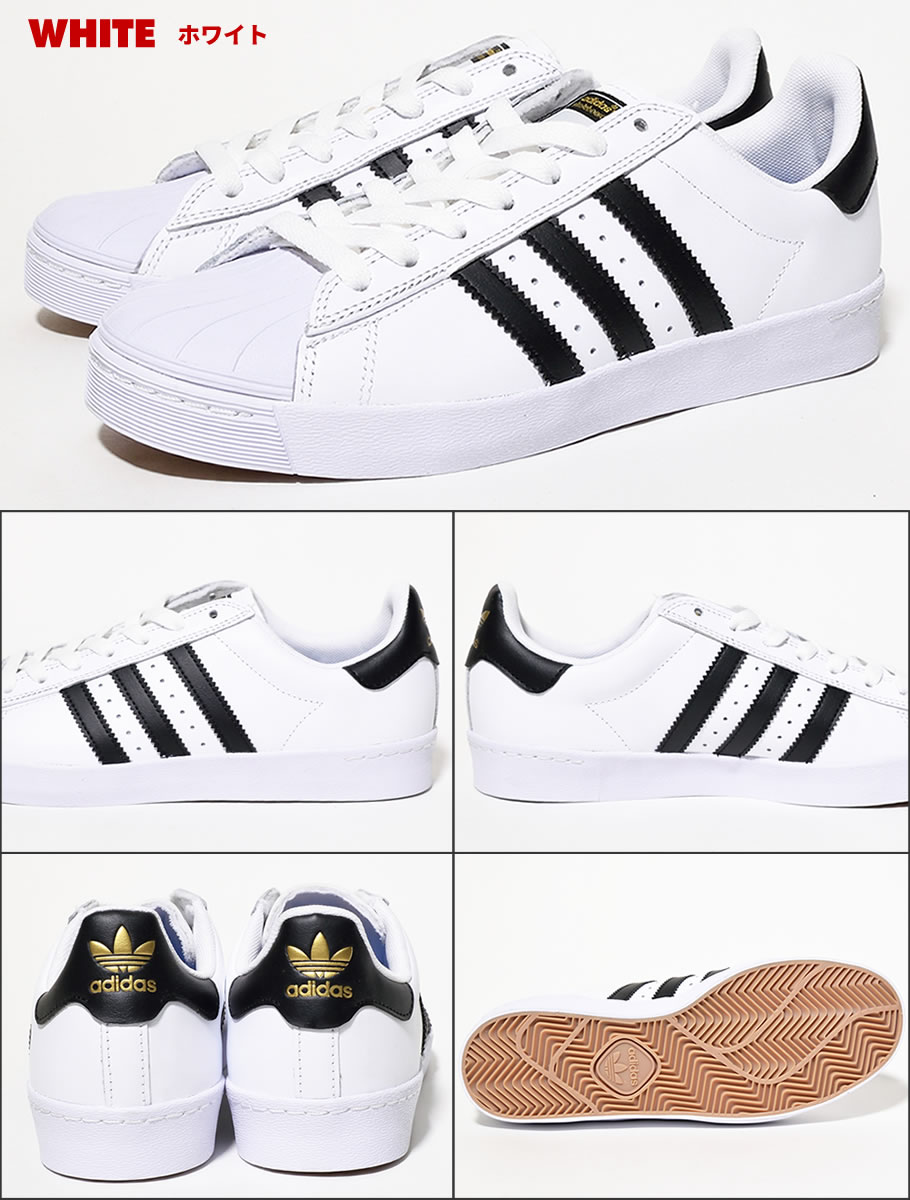adidas アディダス SUPERSTAR VULC ADV アディダス スーパースター バルク レディースサイズ スニーカー AQ6861 wadft021