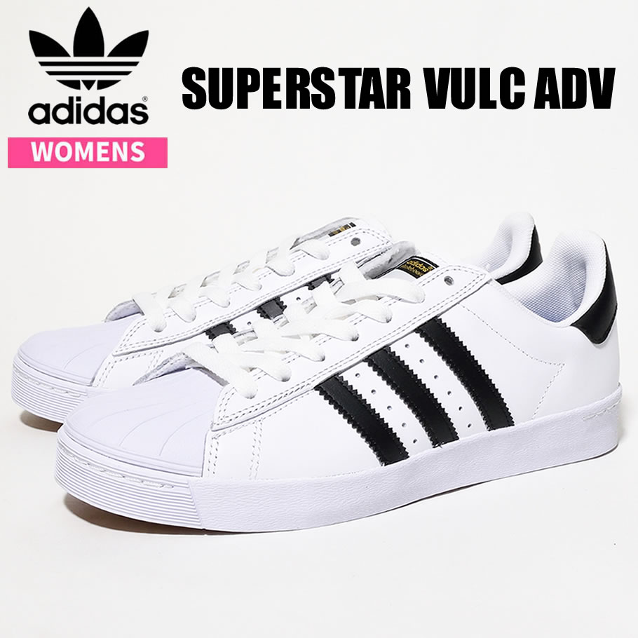 adidas アディダス SUPERSTAR VULC ADV アディダス スーパースター バルク レディースサイズ スニーカー AQ6861 wadft021