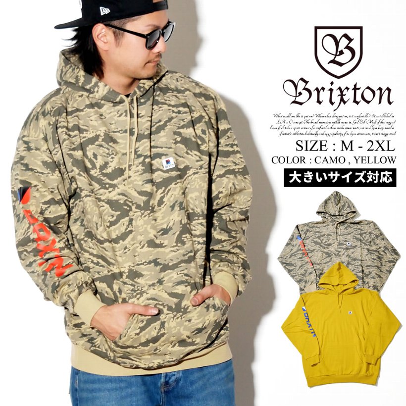 Brixton ブリクストン パーカー メンズ Stowell Hood 西海岸 ストリート系 スケーター カジュアル ファッション 服 通販