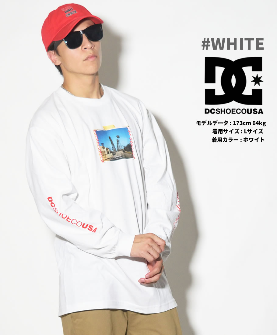 Dc Shoes ディーシーシューズ ロンt 長袖 Tシャツ メンズ フォトプリント ロゴ スケボー スケーター ファッション Adyzt 服 通販 Dctt051