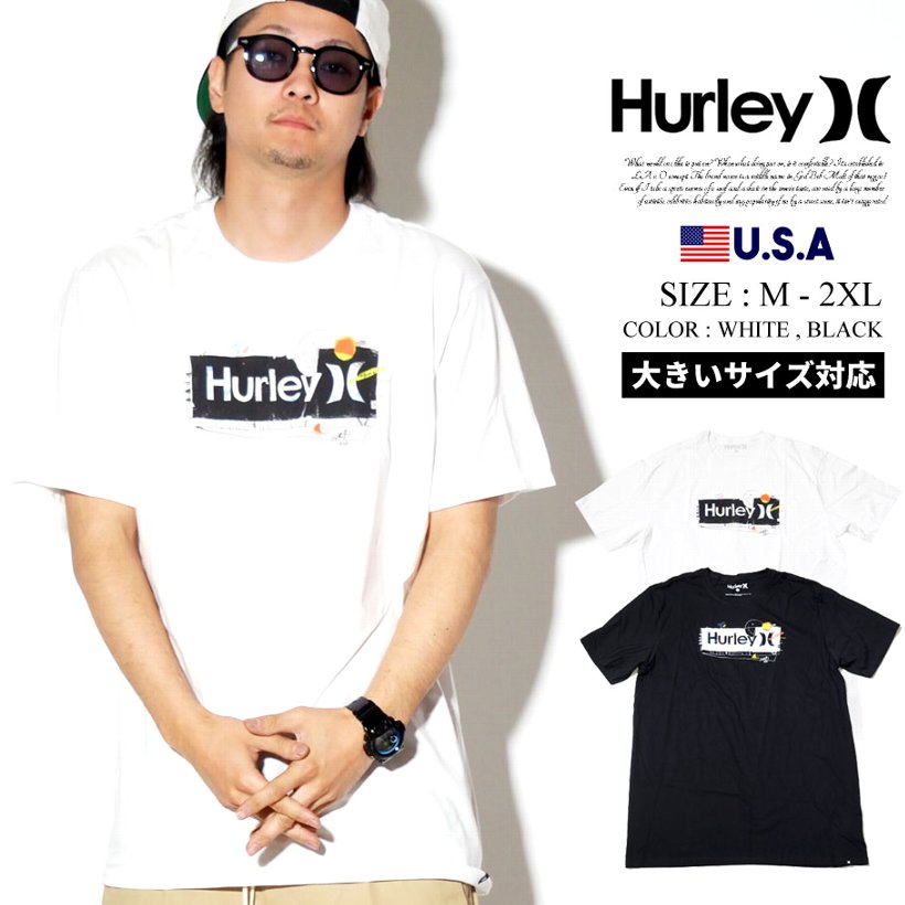 Hurley ハーレー Tシャツ メンズ 半袖 大きいサイズ サーフ系 ストリート系 スケーター ファッション Bq3037 服 通販