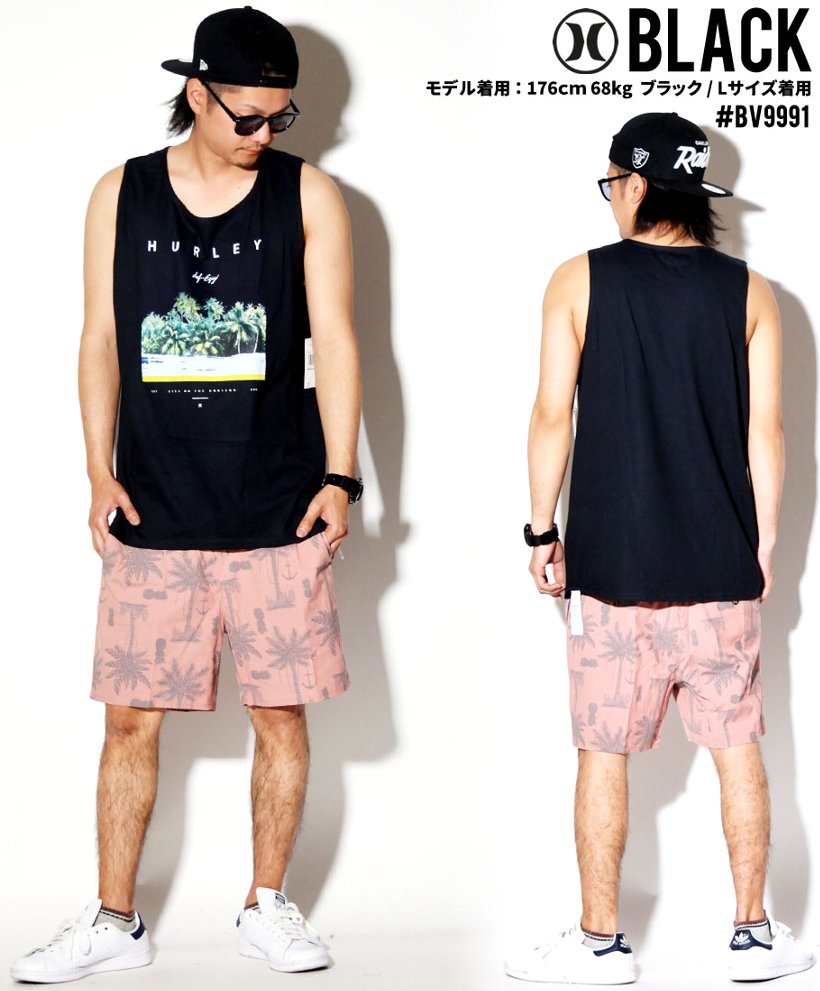 送料無料 ハーレー Hurley Monsoon タンクトップ Solid メンズ 男性用 Tank One Top Only ファッション