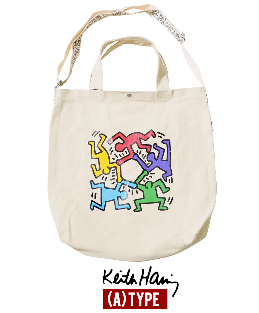 Keith Haring キース へリング 2way ショルダー トート バッグ ストリート系 スケーター ファッション Kh 1801 鞄 通販