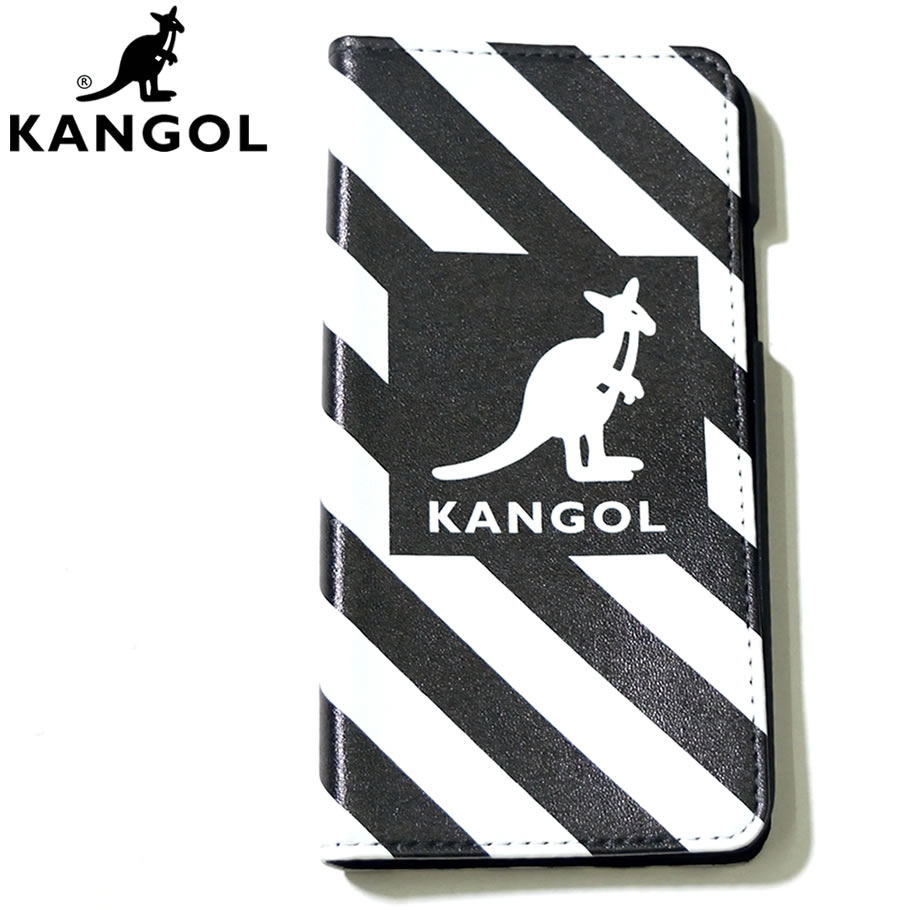 Kangol カンゴール Iphone アイホンケース スマホケース 携帯カバー 手帳型 カンガルー ロゴ モノトーンカラー Lca0023 Klat003