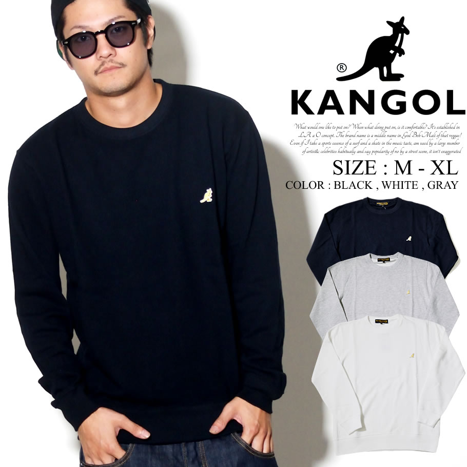 Kangol カンゴール トレーナー メンズ ミニ カンガルー ロゴ ストリート系 ヒップホップ ファッション 服 通販 Lck00