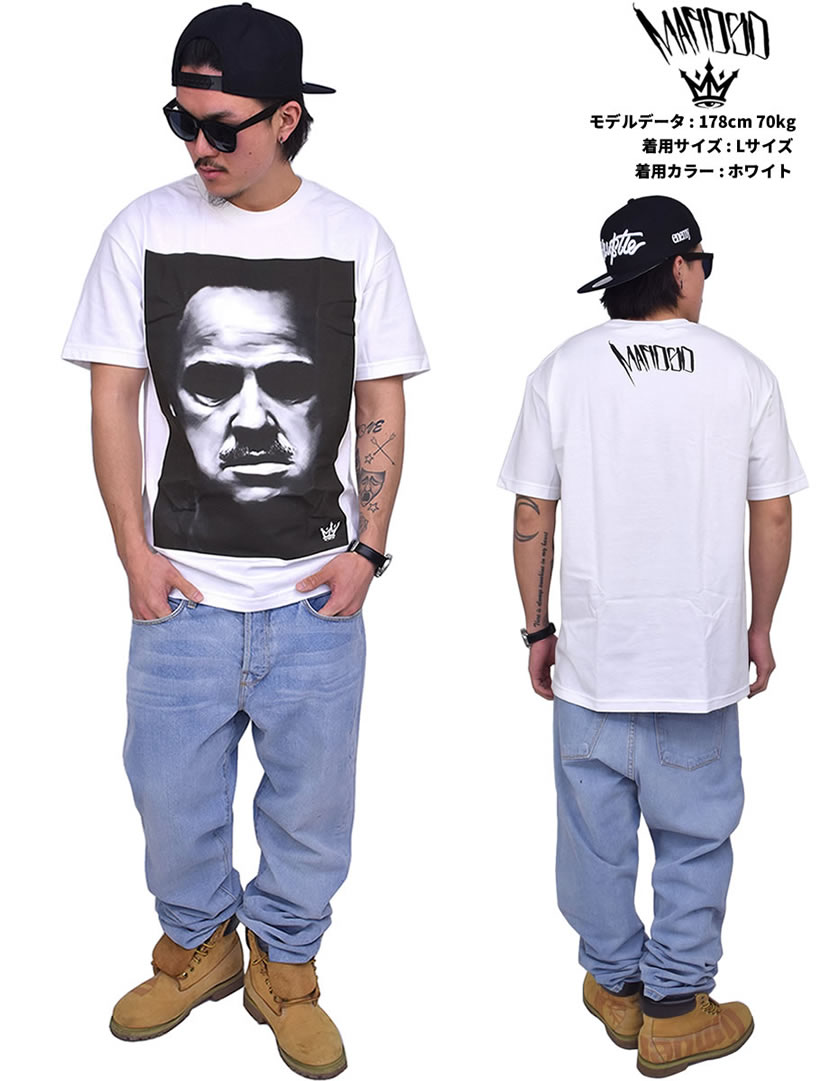 MAFIOSO マフィオソ 半袖tシャツ メンズ GOD FATHER MTMM54011 ローライダー WEST coast 西海岸 B系