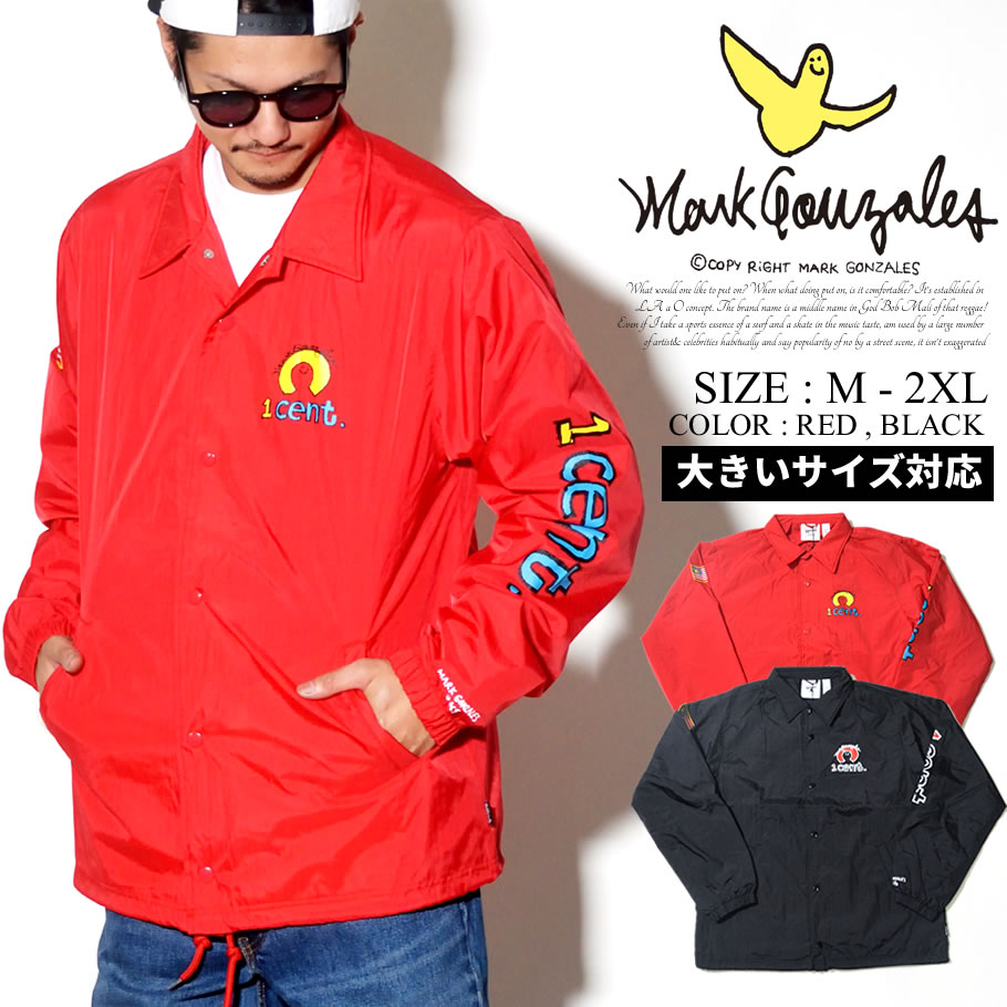 Mark Gonzales マークゴンザレス コーチジャケット メンズ 大きいサイズ ストリート系 スケーター ファッション 服 通販 2g5 9904 Mgjt028