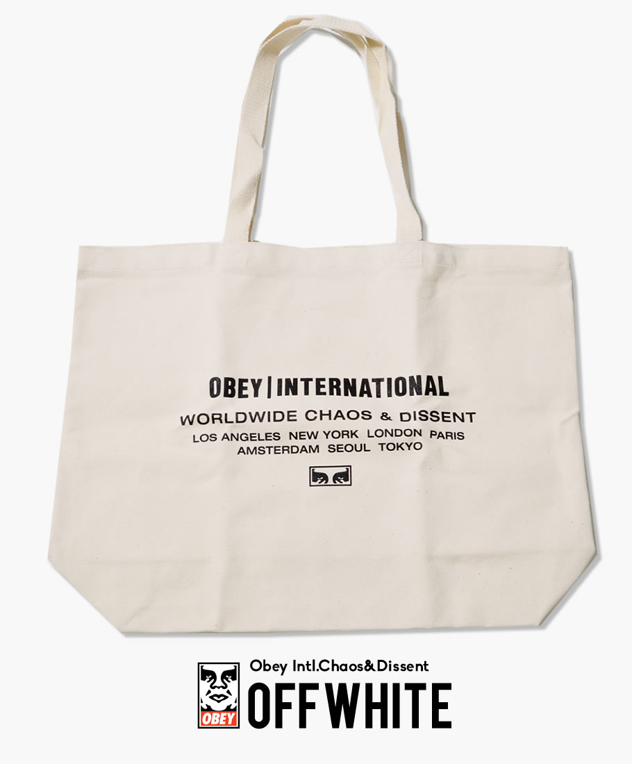 Obey オベイ バック メンズ レディース ネーム ロゴ Obey Intl Chaos Dissent ストリート系 ヒップホップ ファッション 鞄 通販
