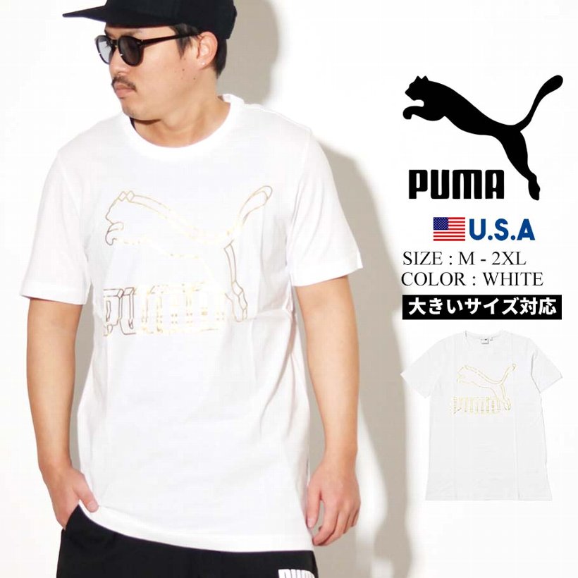 Puma プーマ 半袖 Tシャツ メンズ Classics Logo Tee 62 Puma White 2